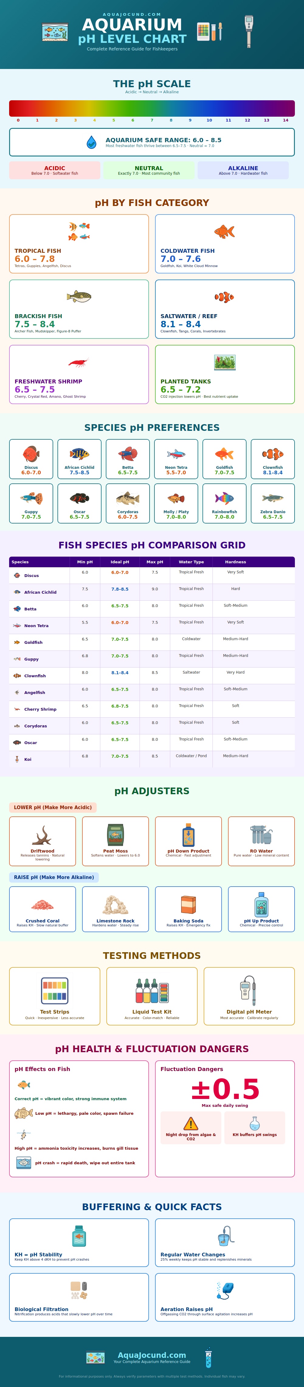 Aquarium Ph Level Chart