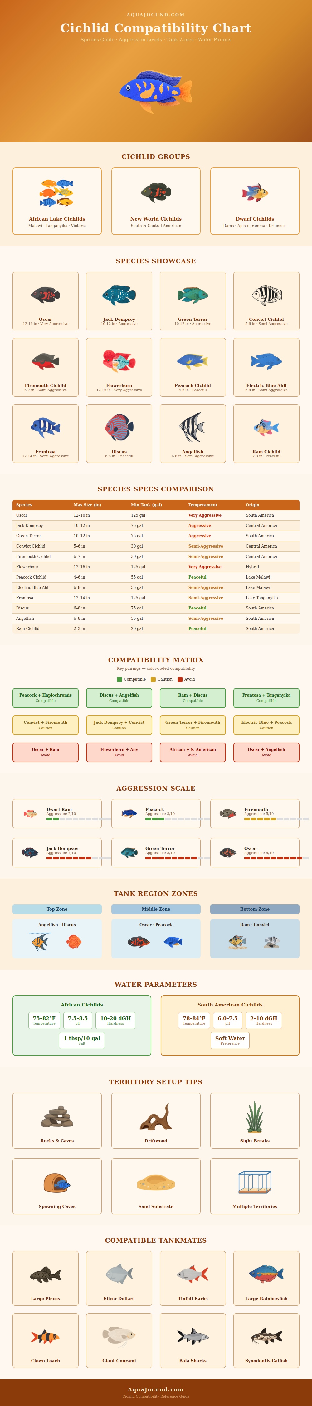 Cichlid Compatibility Chart