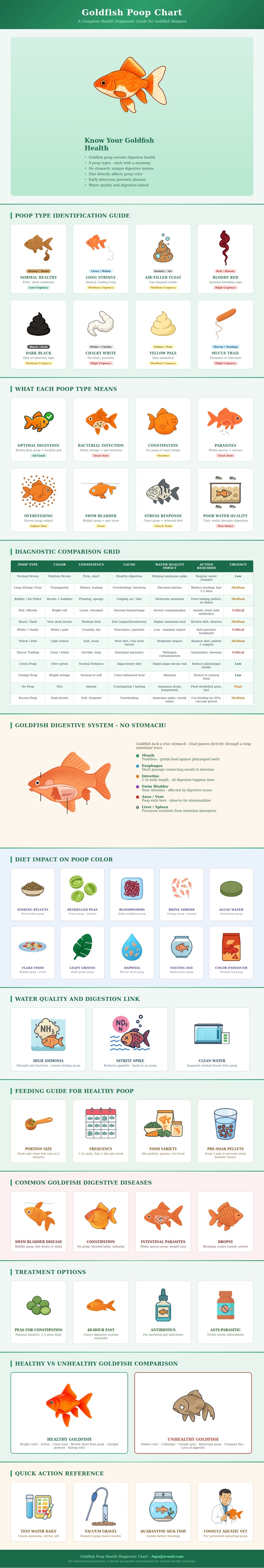 Goldfish Fish Poop Chart