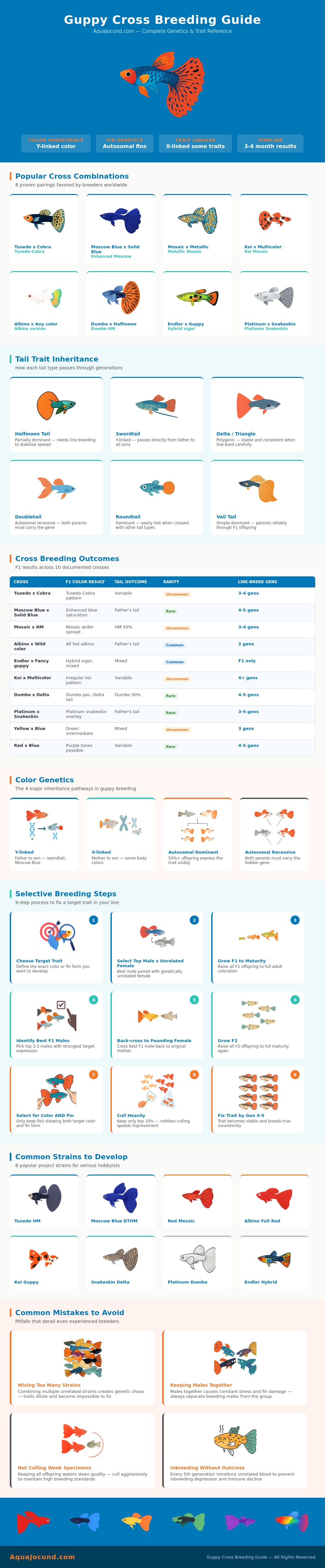 Guppy Cross Breeding Chart