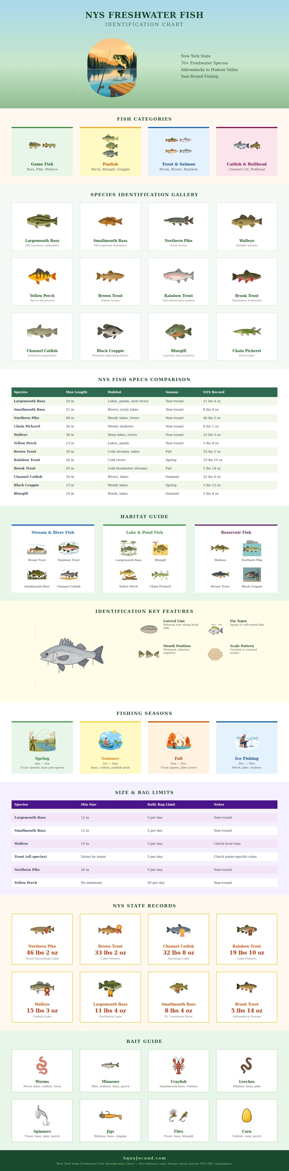 Nys Freshwater Fish Identification Chart