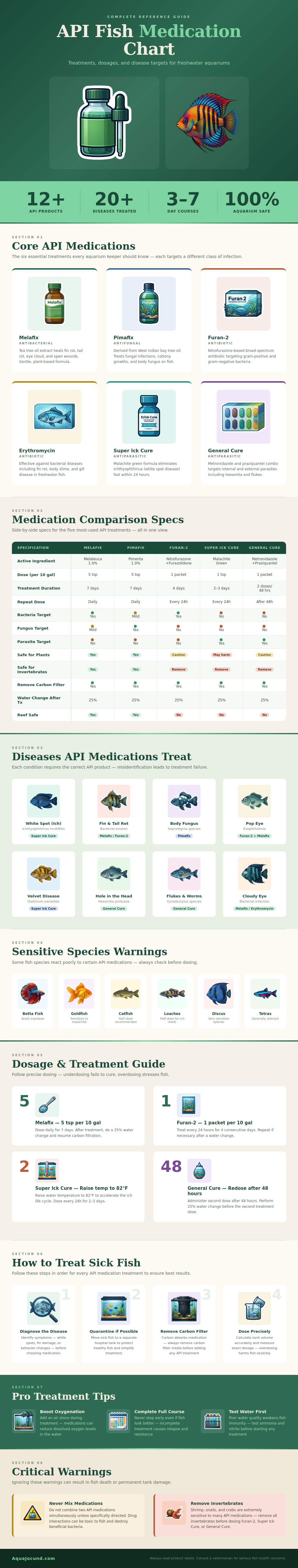 Api Fish Medication Chart