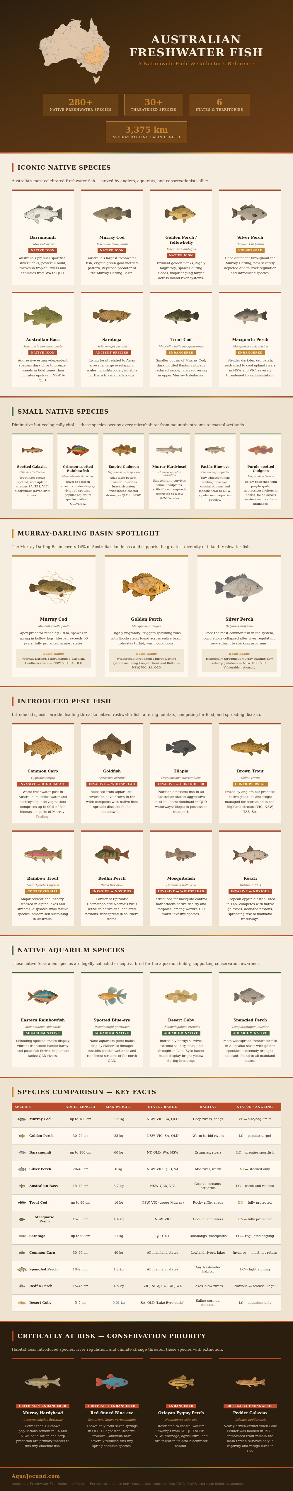 Australian Freshwater Fish Chart