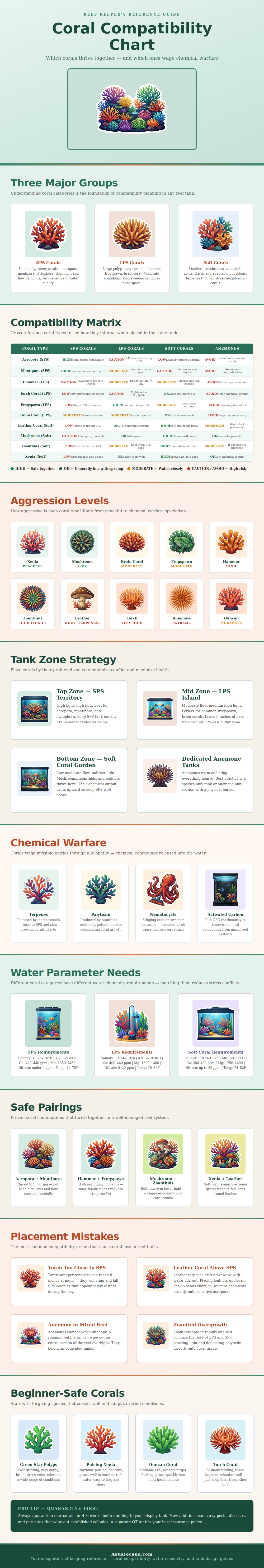 Coral Compatibility Chart