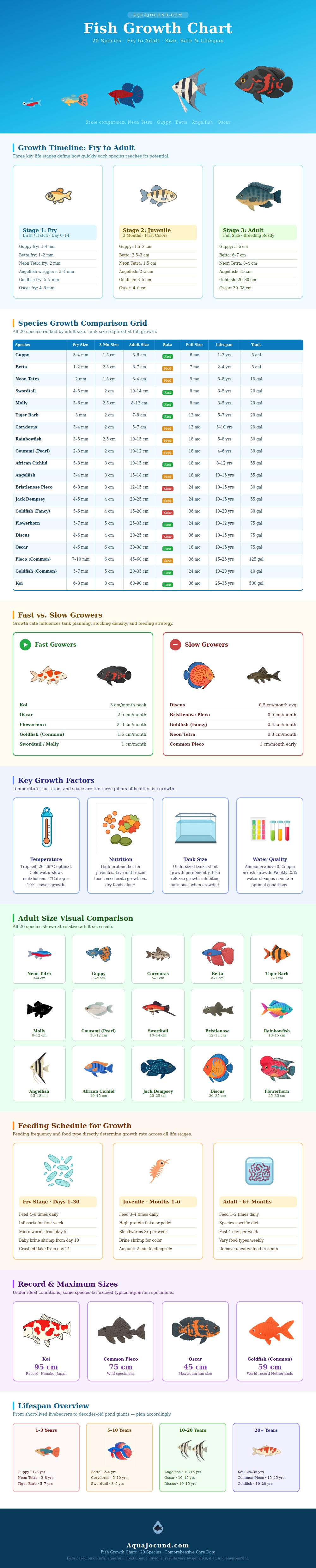 Fish Growth Chart