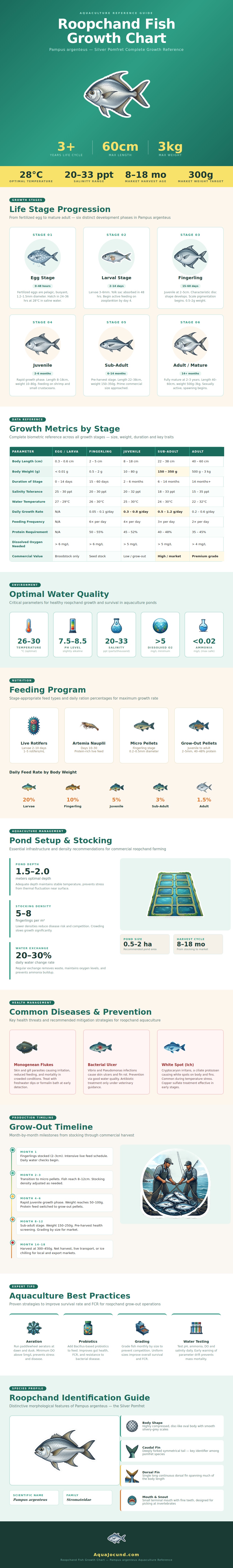 Roopchand Fish Growth Chart