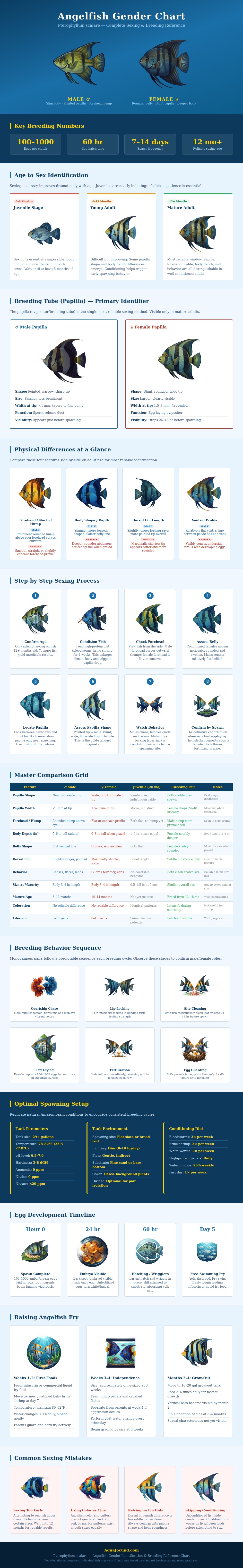 Angelfish Gender Chart