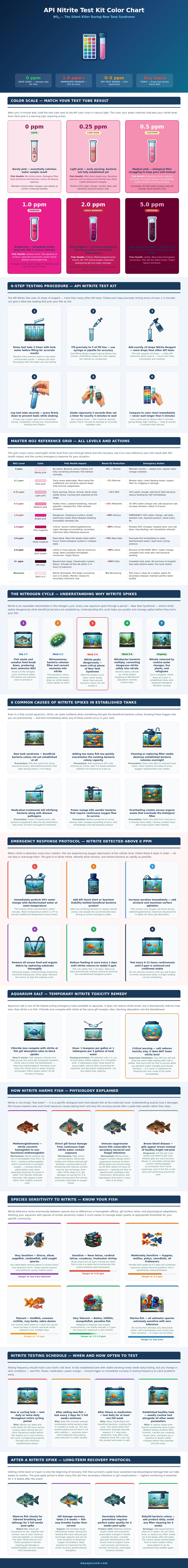 Api Nitrite Color Chart