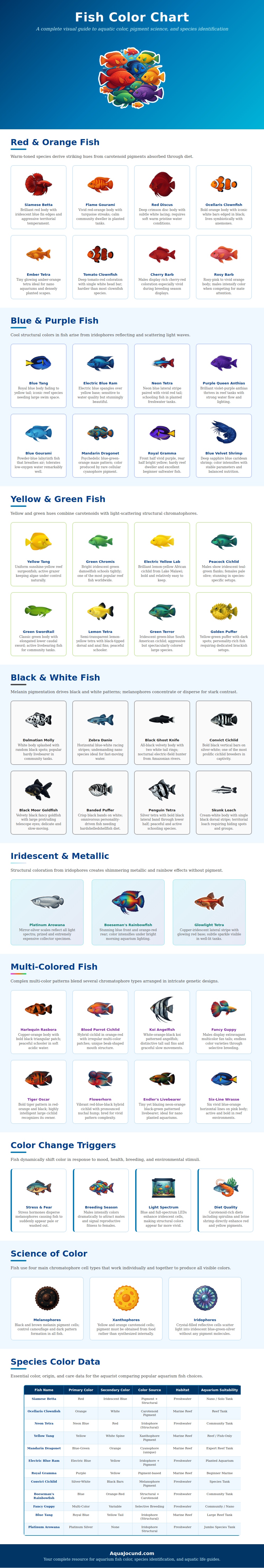 Fish Color Chart