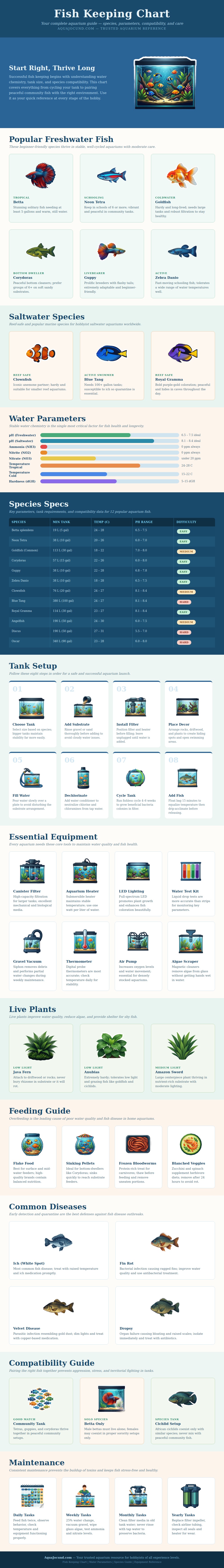 Fish Keeping Chart