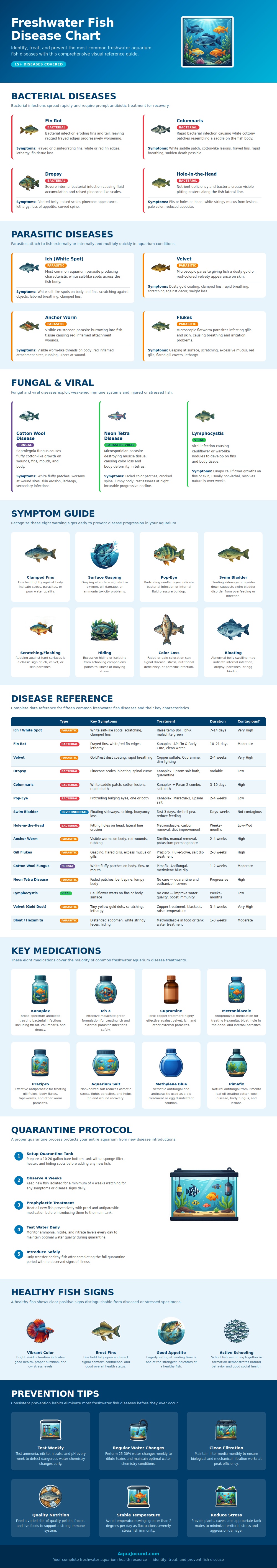 Freshwater Fish Disease Chart