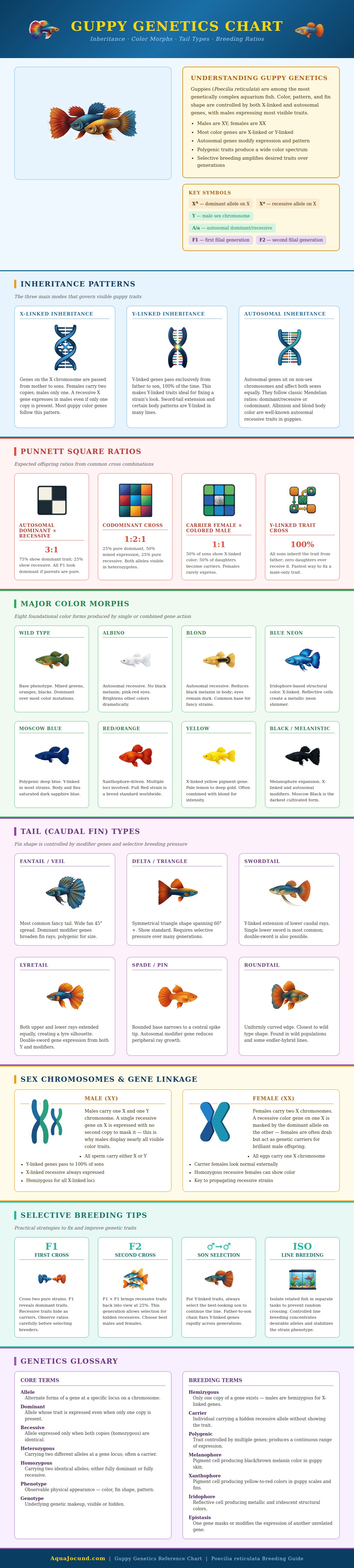 Guppy Genetics Chart