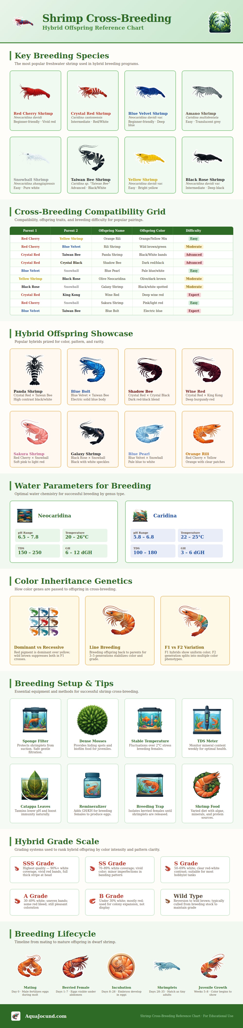 Shrimp Cross-breeding Chart