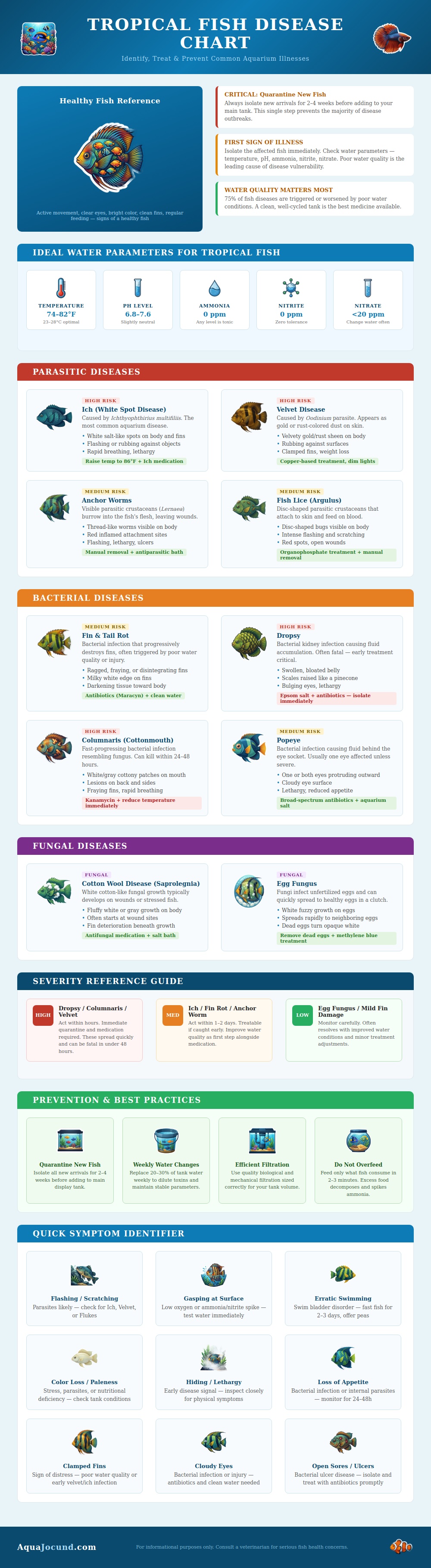 Tropical Fish Disease Chart