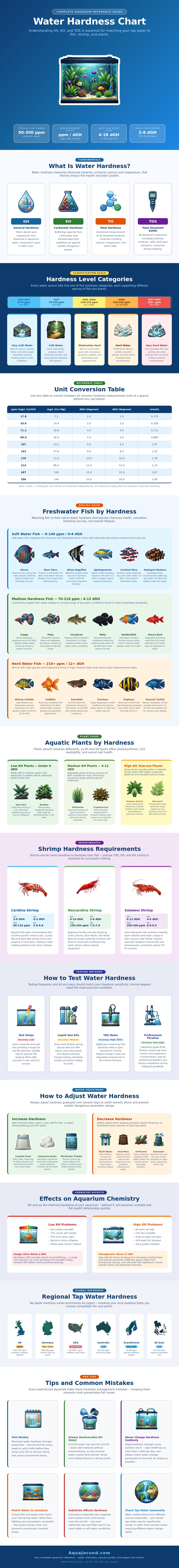 Water Hardness Chart